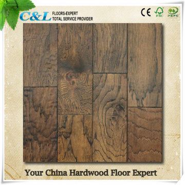 wire brushed hickory engineered wood flooring