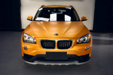 Orange matte film 1.52X20M PVC car wrap chrome vehicle vinyl wrapping