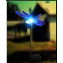 LED dragonfly transparent stake Solar garden lights/solar lights