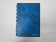 A5 4 Subject Hardcover Double Spiral Notebook A-z Index Notebook College Ruled?