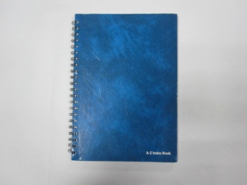 A5 4 Subject Hardcover Double Spiral Notebook A-z Index Notebook College Ruled?