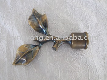 curtain rod final,curtain pole end,curtain tube cap,window decorations