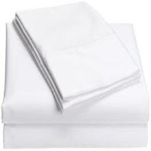 Hotsale Bleached polyester cotton white fabric