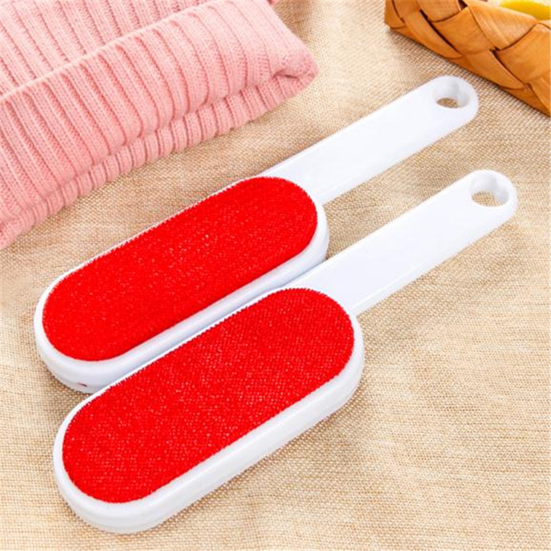 Dust-proof and dehairing proxy double-sided plastic brush