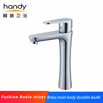 Vessel Sink heightened Single Hole Basin Mixer faucets