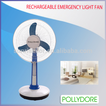 LED 16 INCH EMERGENCY RECHARGEABLE LIGHT TABLE FAN