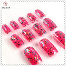 glitter pwder decoration nail art tips