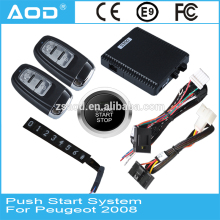 For Peugeot 2008 Push start, Push button engine start, remote start, remote engine start