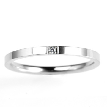 CZ diamond single stone ring jewelry gifts