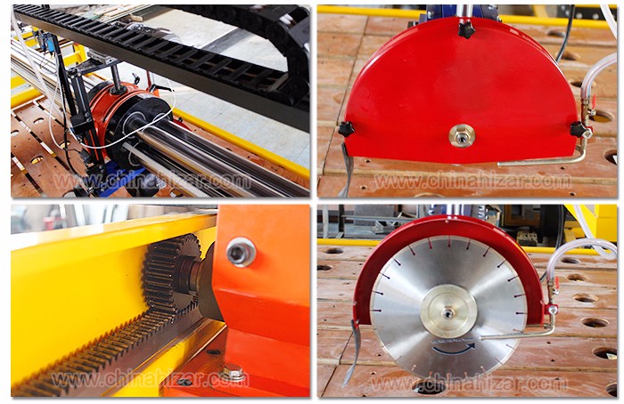 HIZAR HCT4000A marble stone granite countertop cutting machine