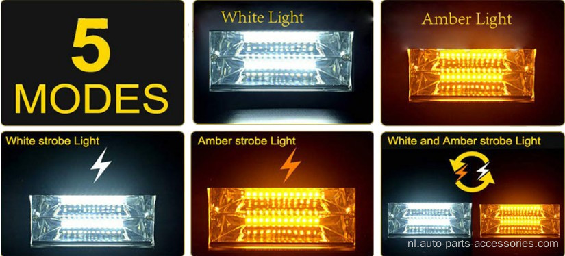 Flash LED Work Light Dual Color flitsende indicator