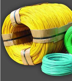 pvc coated galvanized or black annealed iron wire with different colour for mesh or construction