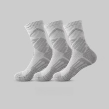 Wholesale Breathable Polyester Cotton Custom Logo Athletic Crew Socks