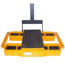 Roller skids moving equipment easily