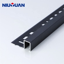 NIUYUAN High Quality Powder Coated Black Aluminum Tile Trim