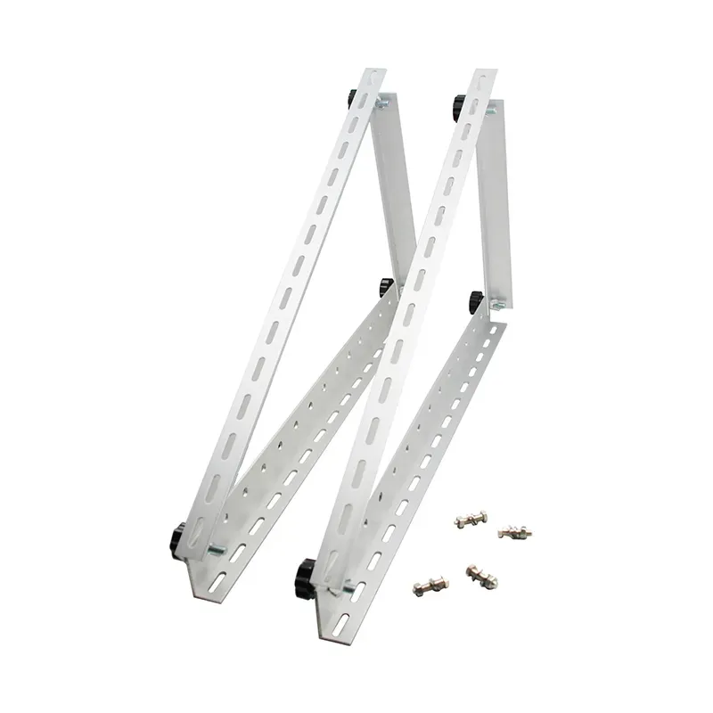 Aluminum 6005 T5 Solar Bracket for Flat Roof Mounting