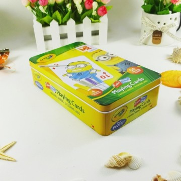 wholesale playing cares rectangle tin box