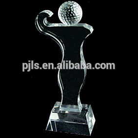 optical crystal k9 trophy, crystal trophy figurine sports souvenirs