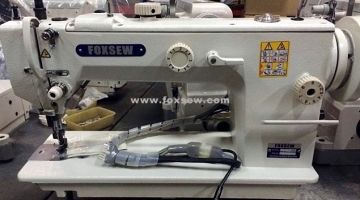 Long Arm Top and Bottom Feed Feed Heavy Duty Lockstitch Sewing Machine