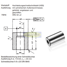 Hersteller von Schneidbuchsen DIN 9845 Form A