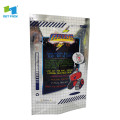 custom print flat barrier resealable pouches