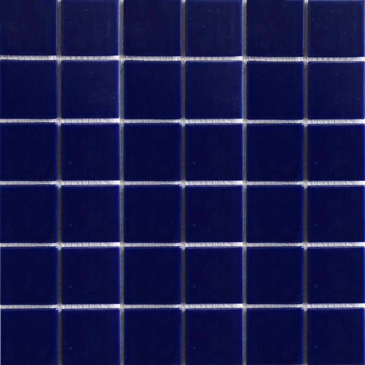 Dark Blue Mosaic Swimming Pool Floor Tile