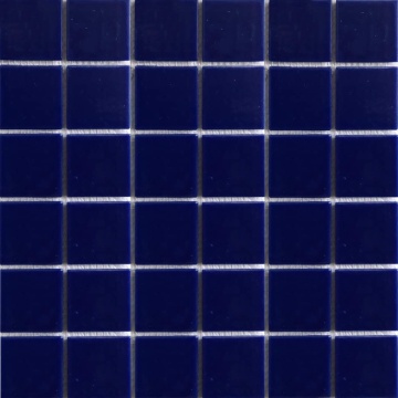 Dark Blue Mosaic Swimming Pool Floor Tile