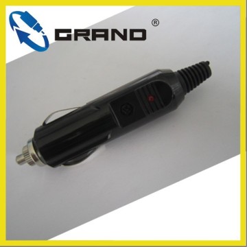 car cigarettes plug black plastic,audio connector