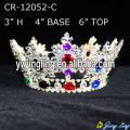 Wholesale Cheap Rhinestone Full Round Pageant Crowns