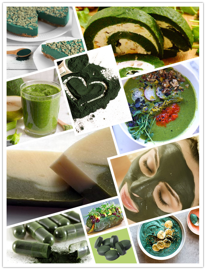 For Sale Skin Care Powder 250mg 60% protein Spirulina Tablets