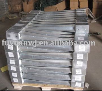 Galvanized pole anchor 81*81