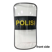 Riot protection polycarbonate shield