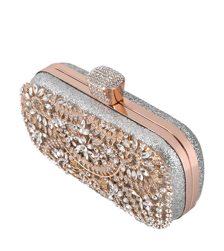 High Quality Dinner Bag European and American Ladies Handbag Diamond Banquet Clutch Bag Dress Evening Bag Handbag