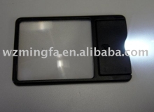 Name Card Magnifier with White Light