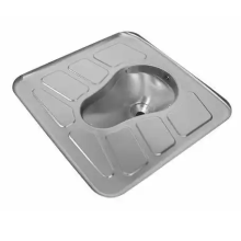 Vacuum Stainless Steel Squatting Toilet Device for Railway Trains