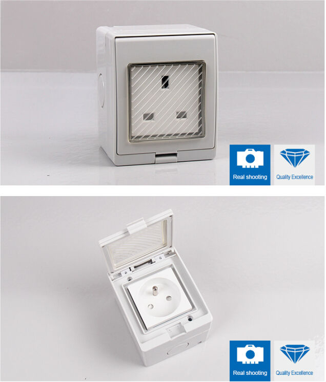 SAIP/SAIPWELL New Product One Gang 110-250V 16A Waterproof Electrical Socket