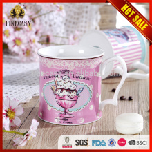 Elegant design tea mug set ceramic