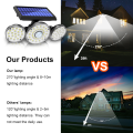 Patio Outdoor Solar Wall Lamp Light