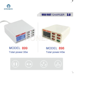 Phone USB Charging Station Digital Display 6 Port Phone USB Charger