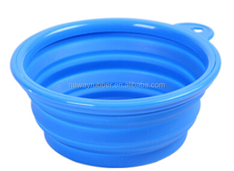 Collapsible Pet Dog Silicone Bowl Feeder