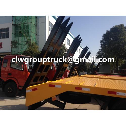 Dongfeng Tianjin Flatbed Trailer Truck Untuk Dijual