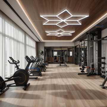 Super Bright Gymnasium AC100-240V Diamond Shape Snowflake Light with Free Shipping