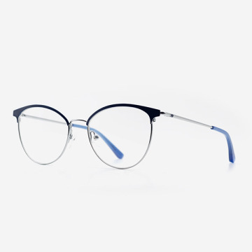 Club round Metal Women's Optical Frames