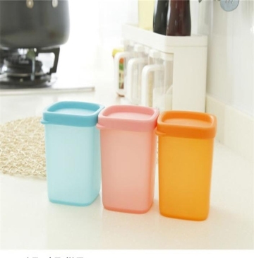 J471 Kitchen storage plastic seasoning box, spice box,candy colored seasoning box