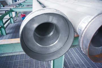 Continuous reforming tube device