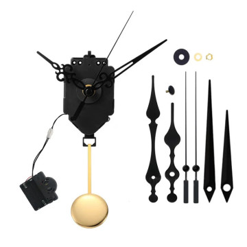 Music Box Quartz Wall Pendulum Clock with Battery and 4x4 Westminster Chime