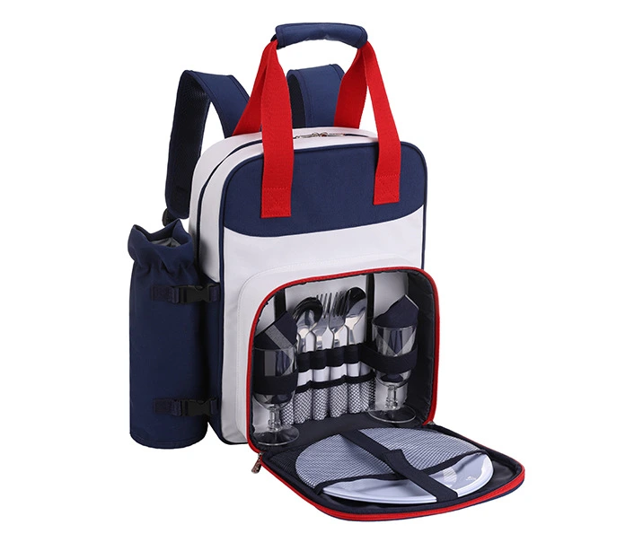 High Quality Picnic Backpack Bag with Cooler Compartment Wine Bag Picnic Bag