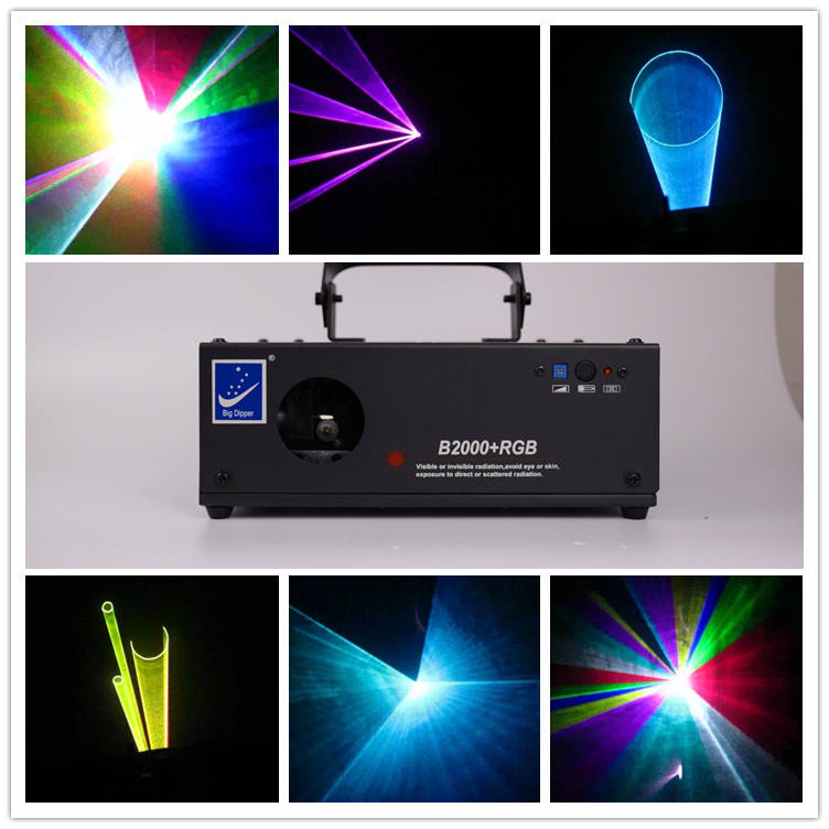 rgb laser light Big Dipper three eyes DMX dj lights disco