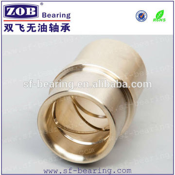 Graphite groove oilless bronze bushing