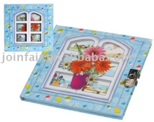 lock diary in gift box,diary,notebook,lock diary